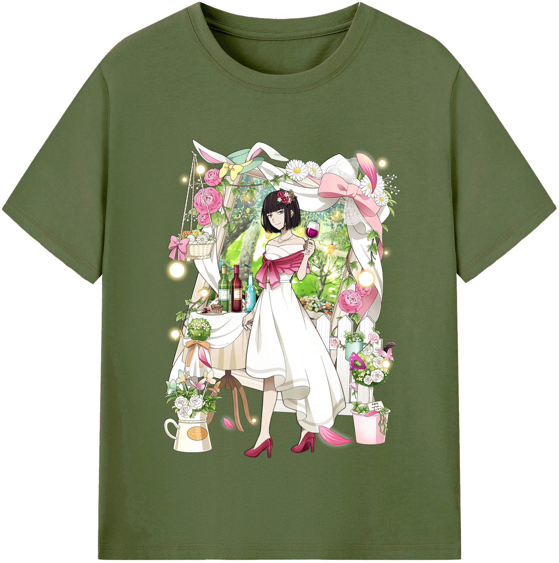 （画像用） 文豪ストレイドッグス Bungo Stray Dogs 綿100％半袖Tシャツ（フロントプリント）